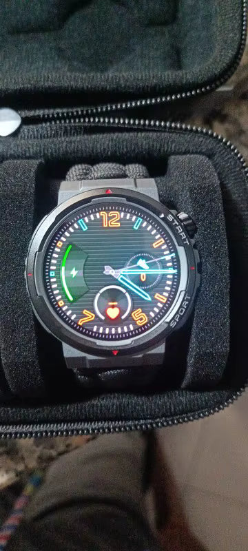 Montre Connectée AMOLED 1,43″ avec Appels Bluetooth – TacticalEdge