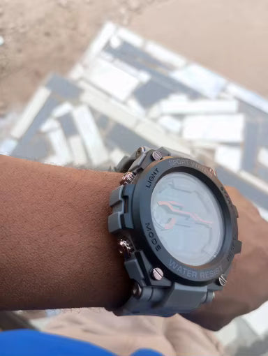 TacticalEdge – Montre Tactique Homme LED Étanche | Sport & Militaire