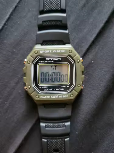 Montre Homme Tactique – Grand Affichage & Chronomètre