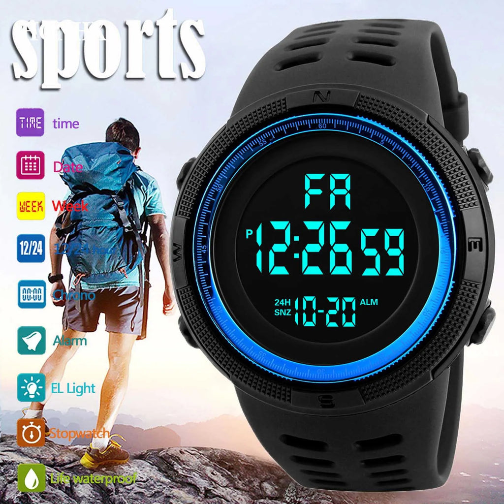 TacticalEdge — Montre Militaire Sport LED