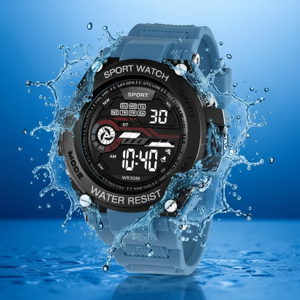 TacticalEdge – Montre Tactique Homme LED Étanche | Sport & Militaire