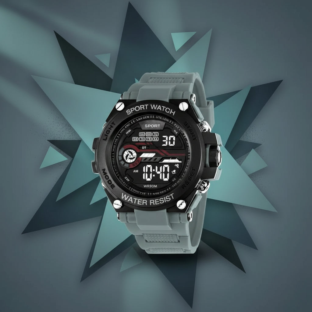 TacticalEdge – Montre Tactique Homme LED Étanche | Sport & Militaire