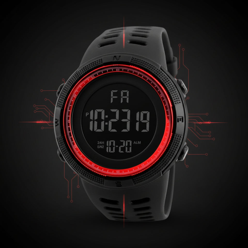 TacticalEdge — Montre Militaire Sport LED