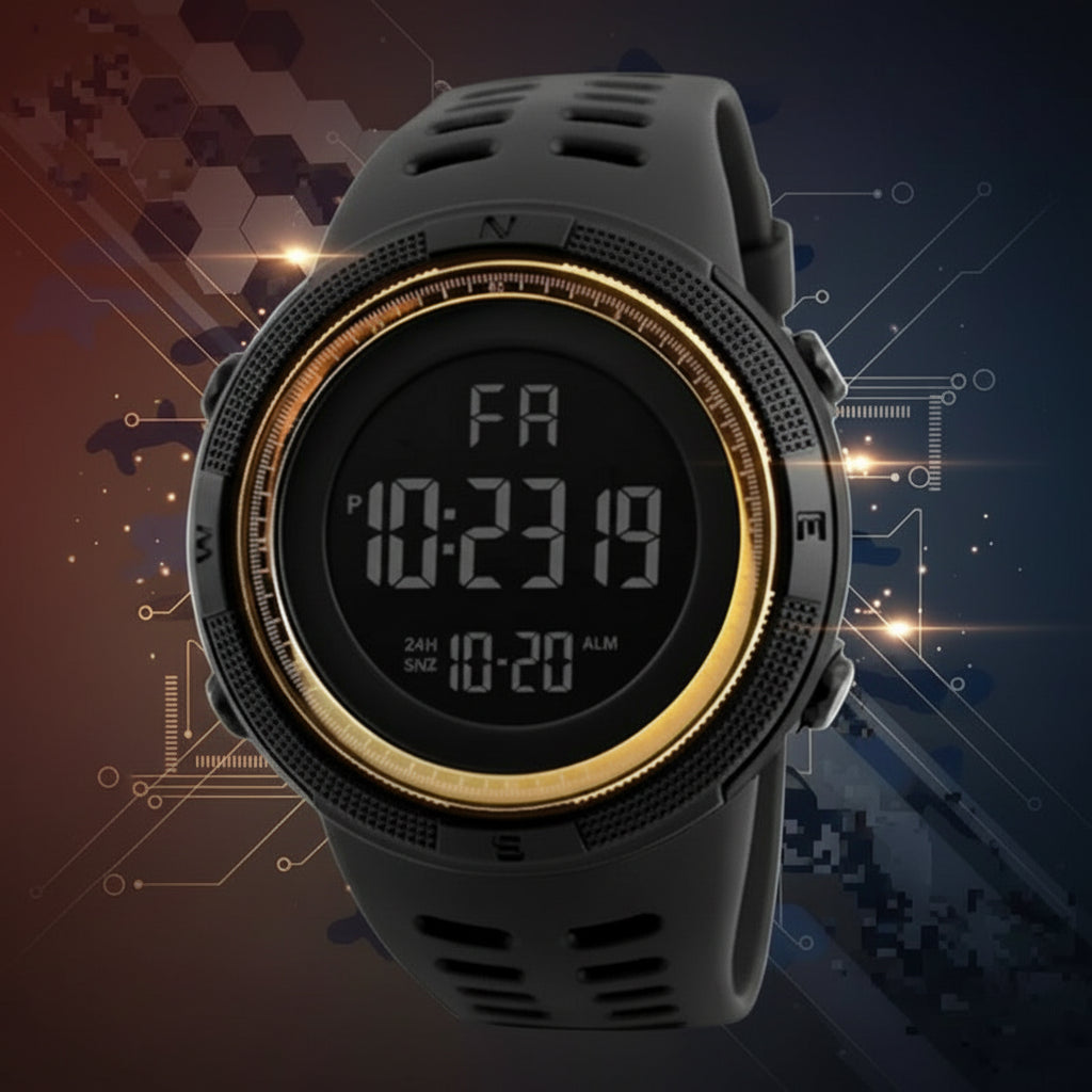 TacticalEdge — Montre Militaire Sport LED
