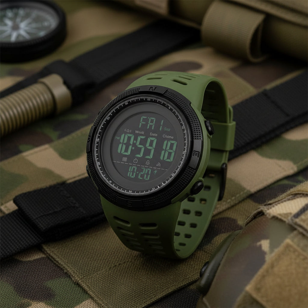 TacticalEdge — Montre Militaire Sport LED